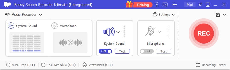 choose Audio Recorder | Extract Spotify Songs
