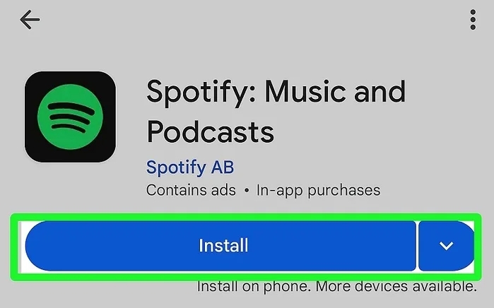 reinstall Spotify