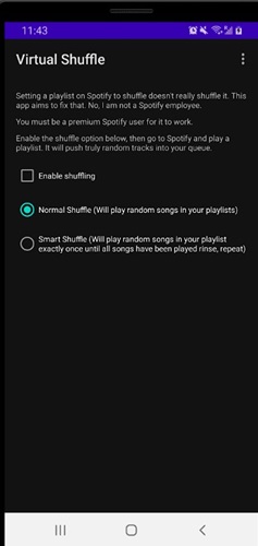 choose Shuffle | Remove Duplicates from Spotify Playlists