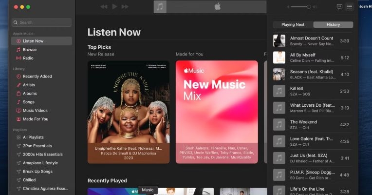 hit History | Recently Played on Apple Music