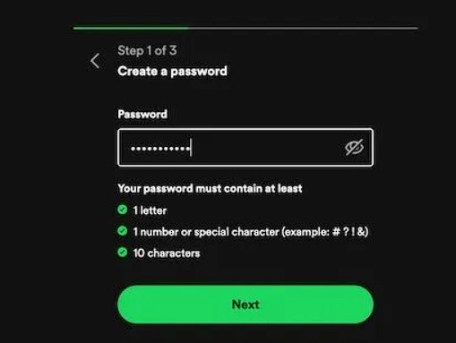 click Sign up | Spotify Premium Duo
