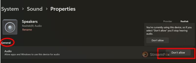 toggle back to Allow | Spotify Can't Play This Right Now Error