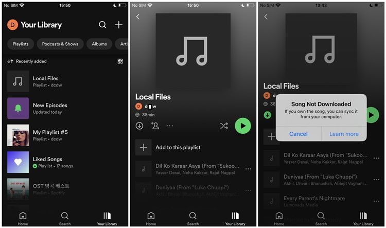 local songs Spotify mobile | Spotify Songs Greyed Out and Unavailable