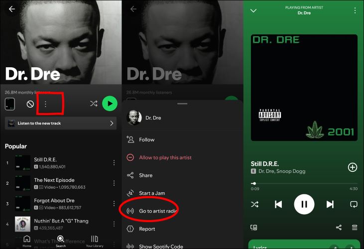 hit Allow to Play This Artist | Spotify Songs Greyed Out and Unavailable