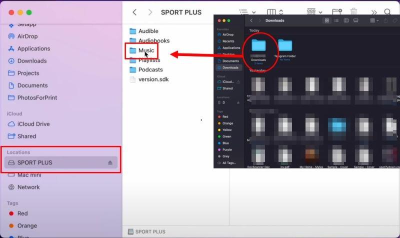 find MP4 player in Finder | Spotify to MP4