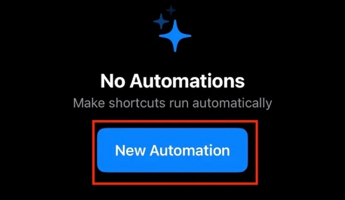 hit New Automation | Stop Apple Music from Automatically Playing