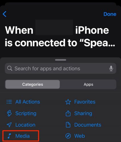 choose Media | Stop Apple Music from Automatically Playing