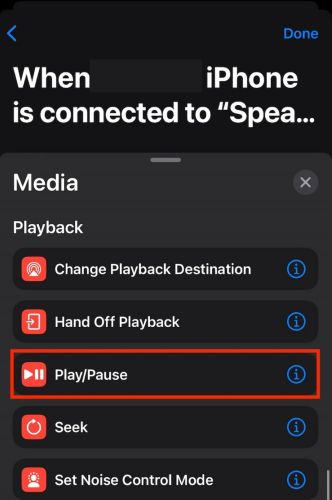 select Play | Stop Apple Music from Automatically Playing