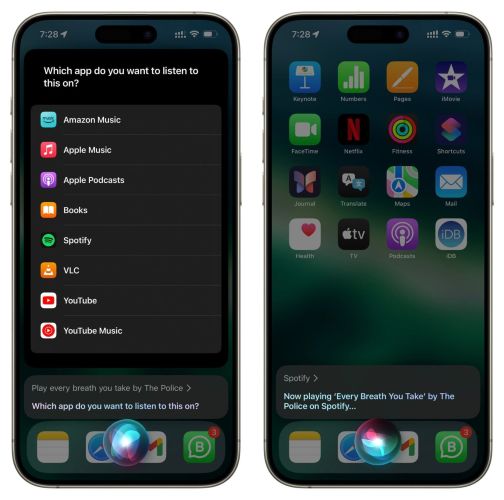 click Siri and Search | Stop Apple Music from Automatically Playing