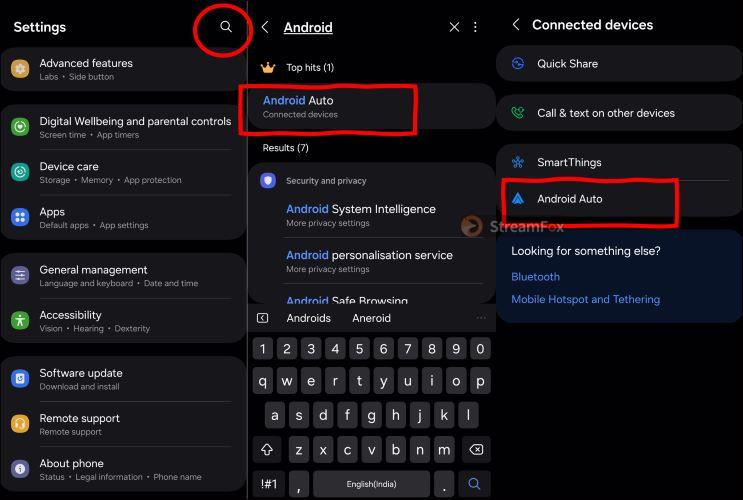look for Android Auto | Stop Spotify from Automatically Playing