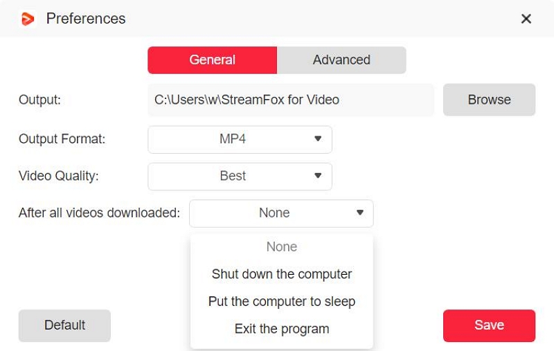 select what your computer | streamfox for video user guide