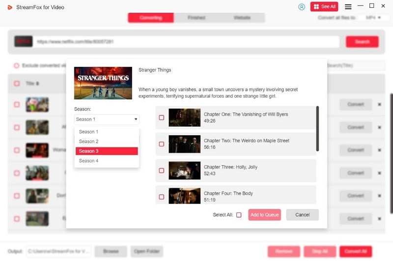Add to Queue | how to remove subtitles on Netflix