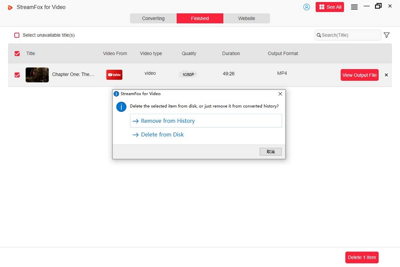 emoving downloaded content | streamfox for video user guide