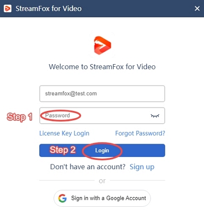 enter your email | streamfox netflix video converter user guide