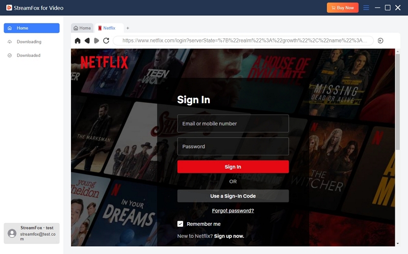log in to netflix | streamfox netflix video converter user guide