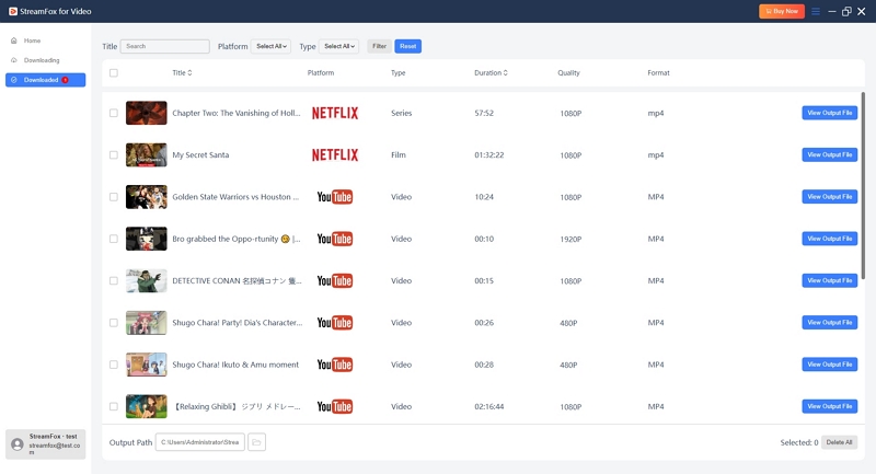 view output file | streamfox netflix video converter user guide