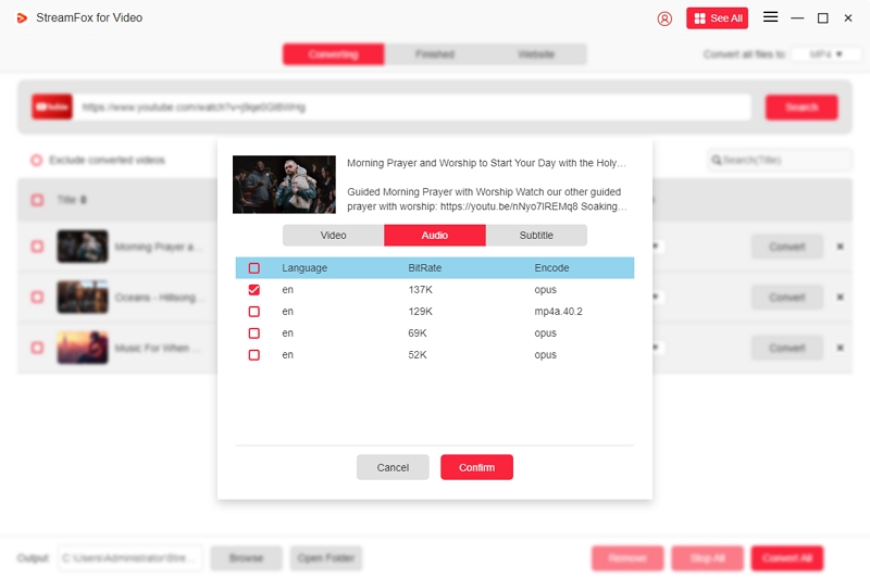 output audio quality | record audio from YouTube