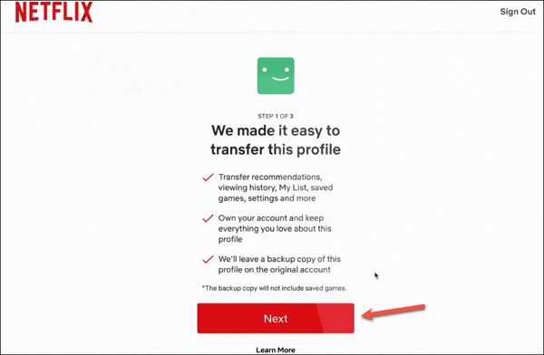 profile transfer feature | how to transfer netflix profile