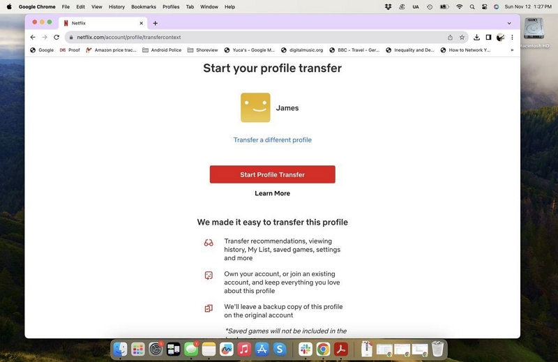 Profile Transfer | how to transfer netflix profile