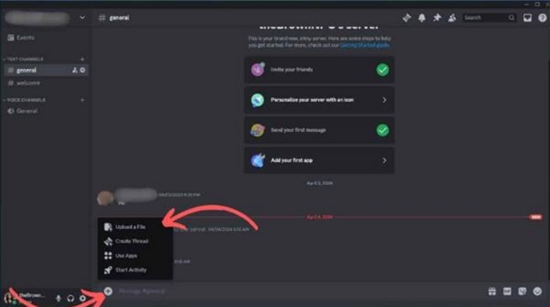 upload the Apple Music file | apple music on discord