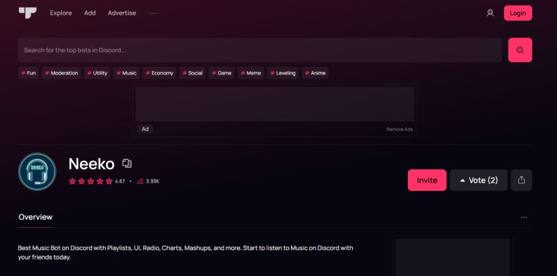 search Neeko | Connect Apple Music to Discord