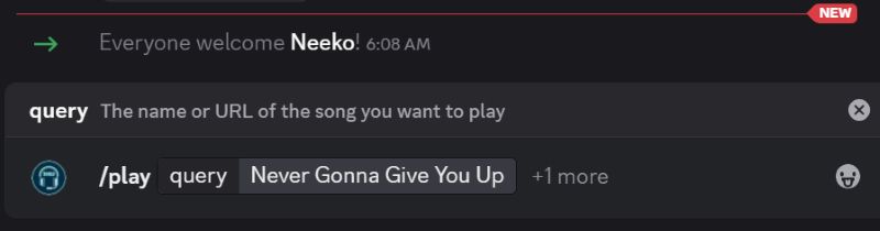use a simple command | Connect Apple Music to Discord