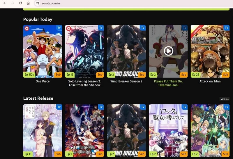 zorotv | aniwave alternatives
